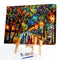 Painting By Numbers DIY Romantic Stroll Canvas Oil Art Picture Home Decor Kit