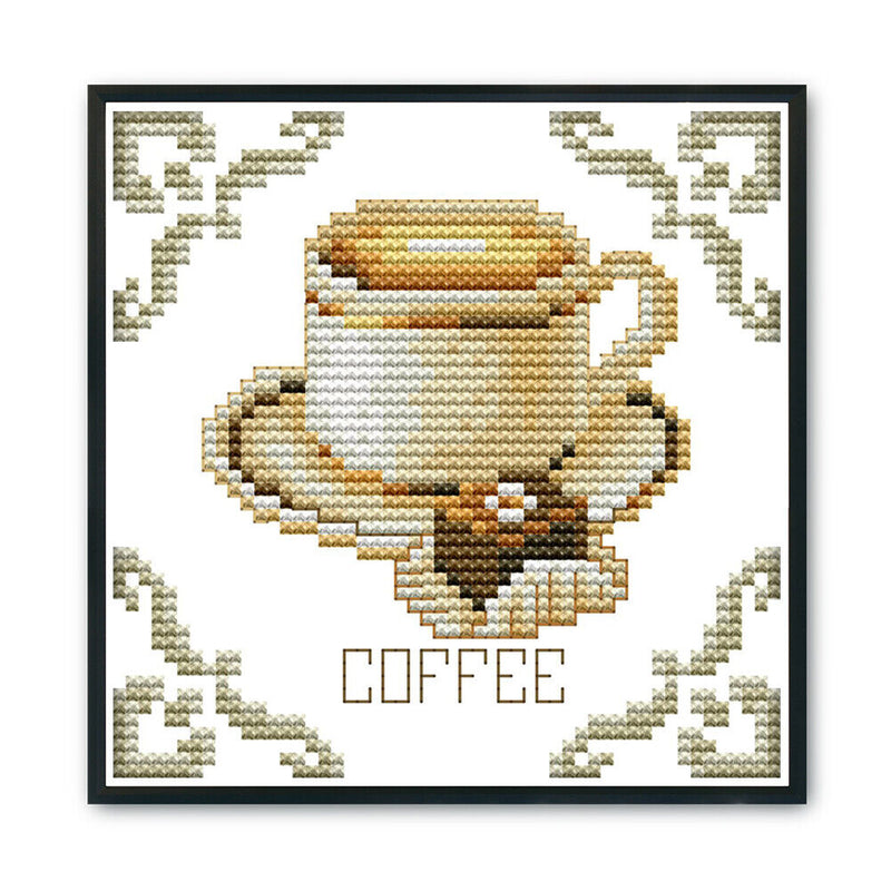 Landscape House Cross Stitch Embroidery Kits DIY Stamped Picture 14CT Art Crafts