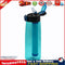 Large Capacity Water Kettle 650ml Outdoor Gym Filter Shaker Bottle (Green) Newly