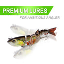 13cm 22g Plastic Lure 8-section Artificial Hard Bait Sea Fishing Tackle (E)