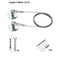 Wall Mounted Laundry Line Rope Clothes Rack Drying H Retractable Wire F1X7