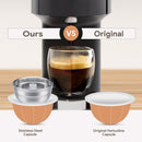 Refillable Reusable Capsule Coffee Filter Pods for Nespresso Vertuo Next
