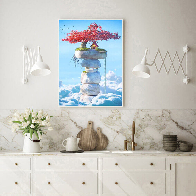 Landscape Oil Painting By Numbers Canvas Wall Drawing Kits DIY Gift Home Decor