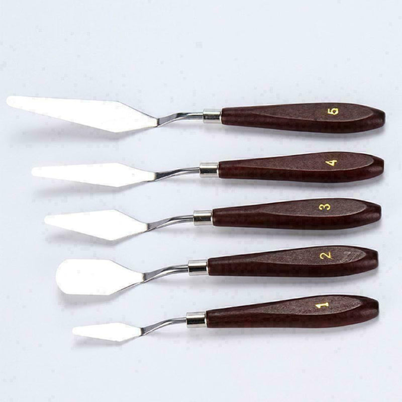 Malspachtel Farbspachtel-Künstlerspachtel-Spachtel Malmesser Y7C5 L0Z1 N0Y2