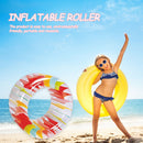 Practical Water Inflatable Roller Lightweight PVC Water Rolling Wheel Game