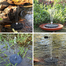 Solar Powered Floating Pump Water Fountain Birdbath Pond Pool Garden Home Decor