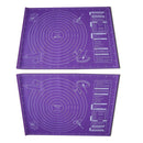 Measurements Non-Stick Pad Rolling Dough Pizza Dough Maker Holder Baking Mat