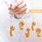 4pcs DIY Diamond Giraffe Keychain Full Special Shaped Drill Painting Kit Newly