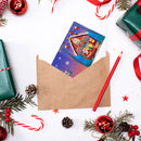 Christmas Card Special Shape Glitter Diamond DIY Cards Drill Kit (5DHK077) Newly