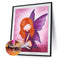 30x40cm 5D DIY Partial Special Shape Diamond Painting Girl Home Art (AK023)