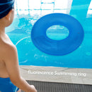Swim Ring Inflatable Fluorescent Swimming Pool Float for Baby Kid Child Adu