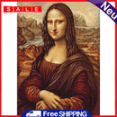 Full Cross Stitch 11CT Mona Lisa Counted DIY Cotton Thread Wall Art Embroidery