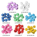 20pcs 25mm Metal Jingle Bells Christmas Hanging Decor Pet Pendant (Red)