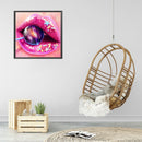5D DIY Diamond Painting Kits Lip Art Full Round Drill Wall Decor Art Crafts