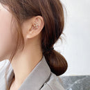 Zirconia Lightning Crystal Stud Climber Earrings Ear Wrap Crawler Hook Earrings