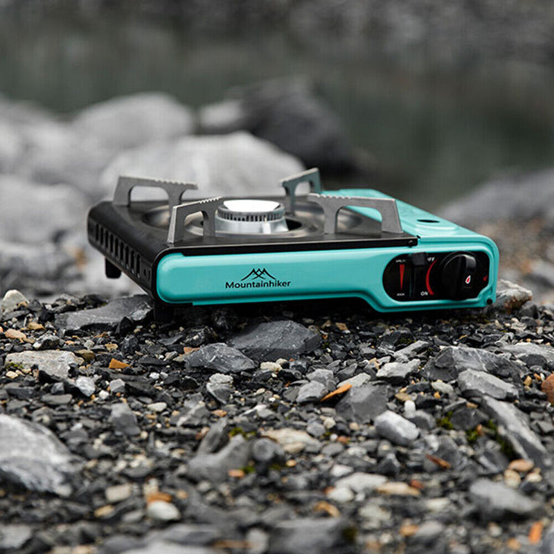 #A Mountainhiker Camping Stove Foldable Outdoor Gas Stove Windproof for Backpack