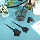 5pcs Hair Dye Bowl +3 Brush + 1 Ear Shield Combo Plastic Salon Hairdressing