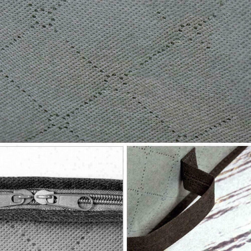 1x Under Bed Storage Zip Box Duvet Pillow Clothes Storage Tidy Bag L9V3 V6M1