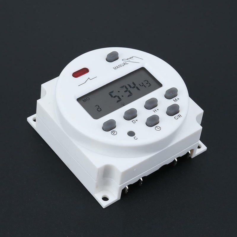 12V/220V Digital LCD Display Power Timer 7Days Programmable Time Relay Switch
