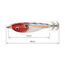 Luminous Octopus Fishing Artificial Bait with Double-Layer Squid Hooks (E) Newly