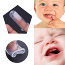 Baby Finger Toothbrush Children Teeth Massage Soft Silicone Brush (White)