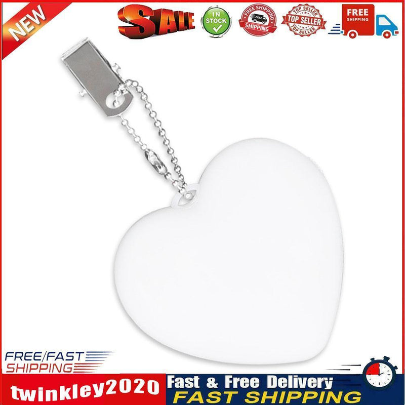 LED Bag Purse Lamp Handbag Atmosphere Lights Decor with Keychain (Heart) Newly