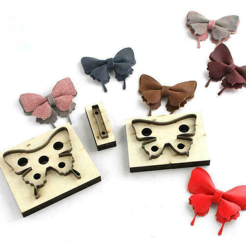Leather craft Butterfly stencil Art Template Cutting mould Tools B5D4