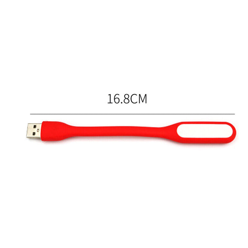 LED USB Lamp Mini Portable Laptop Book Reading Desk Night Lighting (Red) Newly
