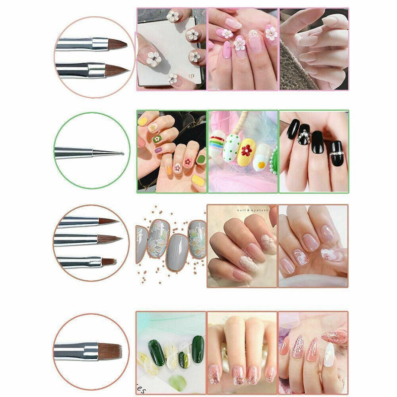 Detailing Nail Art Brush Set Dotting Drawing Carving Nail Liner Painting Pen