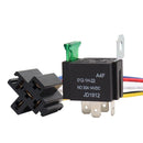 Car Fuse Relay SPST Automotive Electrical Relays 12V 5-Pin 30A with 14AWG Wires