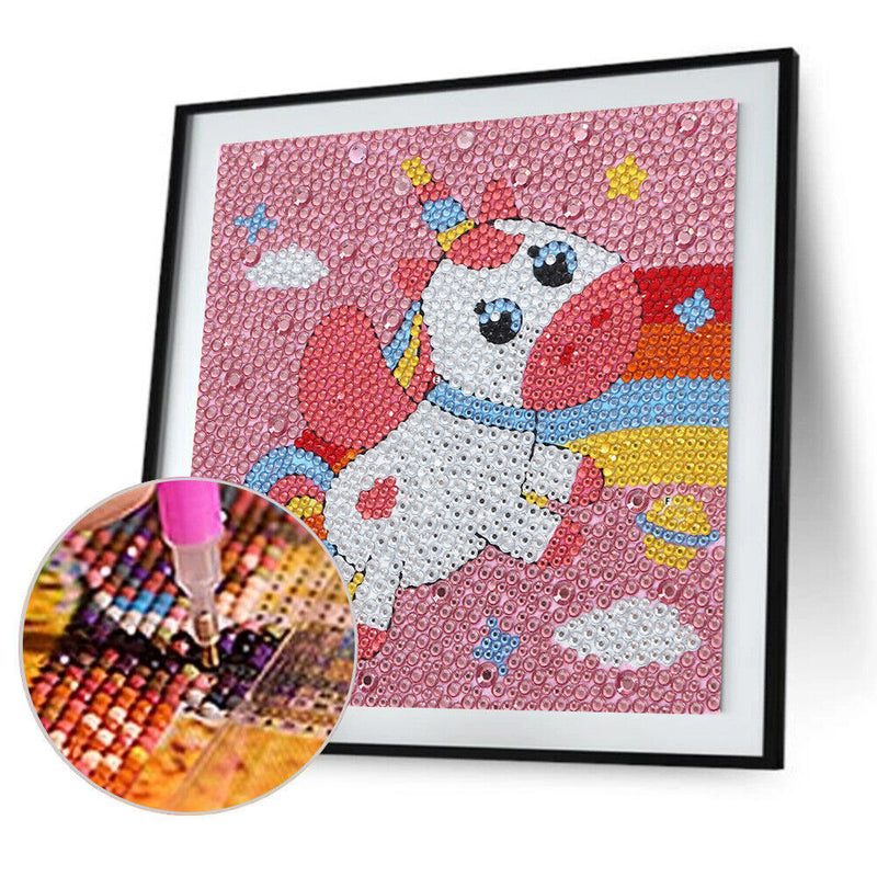 DIY Diamond Painting Full Round Crystal Drill Animal Decor for Kids (DX062)