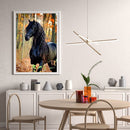 Black Horse DIY Zero Basis Paint by Number Kits Kill Time Picture Colouring