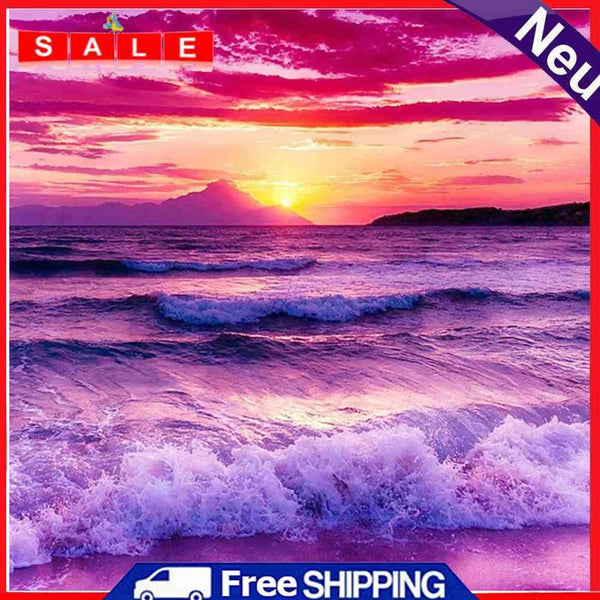 5D DIY Diamond Painting Rough Waves Full Drill Embroidery Picture Mosaic Kits