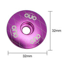 OUO MTB Mountain Bike Headset Bowl Cover Ultralight Stem Top Caps (Purple) Newly