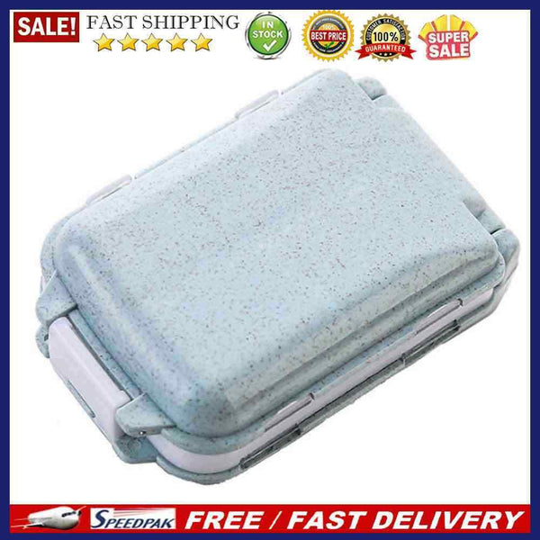 Pill Box Splitter Lattices Portable Tablet Medicine Holder Travel Organizer