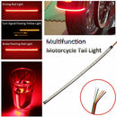 Strip  Flowing Turn Signal Brake Stop Flashing  DRL Lamp Motorcycle Tail Light