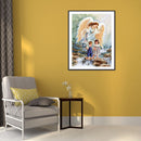 5D Diamond Painting Kit DIY Angel and Girl Full Round Drill Mosaic Picture