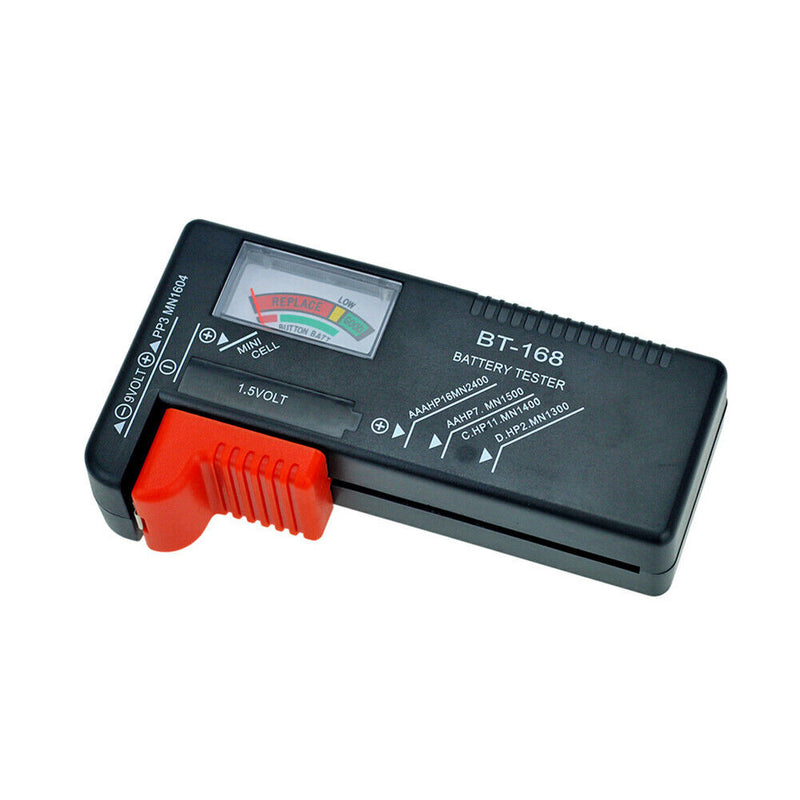 BT-168 Battery Capacity Tester Load Check AAA 9V 1.5V Button Cell Diagnosti