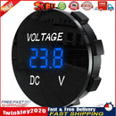 D3 Car Motorcycle DC 12-24V Digital Panel Voltmeter Voltage Meter (Blue) Newly