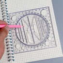 Multi-function Rotatable Drawing Template Art Design Construction Geometry