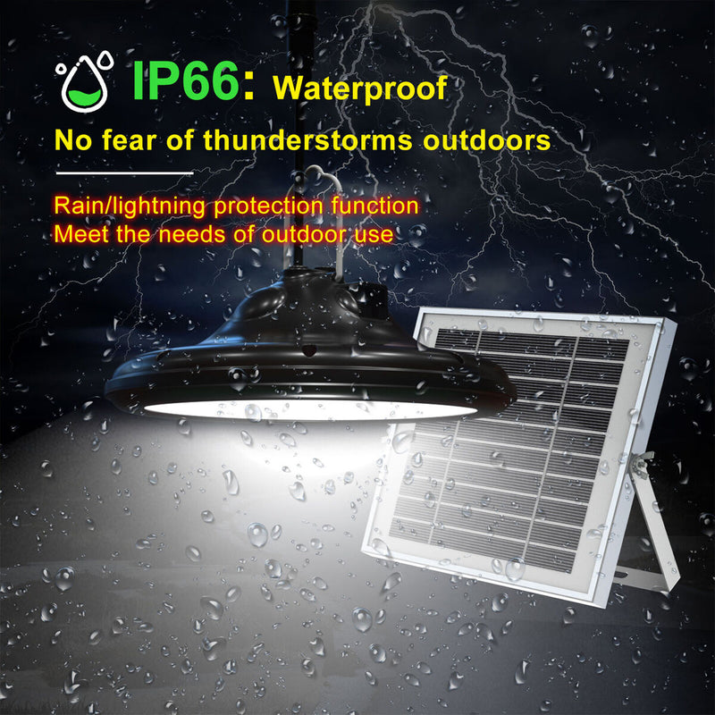 Solar Lights Outdoor - Waterproof Solar LED Pendant Lamp for Indoor Garden Decor