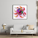 5D DIY Diamond Painting Kits Full Round Drill Nine Fish Mosaic Wall Picture