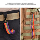 Colorful Tent Hanging Lanyard with Buckle Outdoor Camping Hiking Accessories