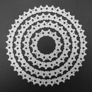 4pcs Metal Cutting Dies Stencils for DIY Scrapbooking Photo (Round Star)-252458.