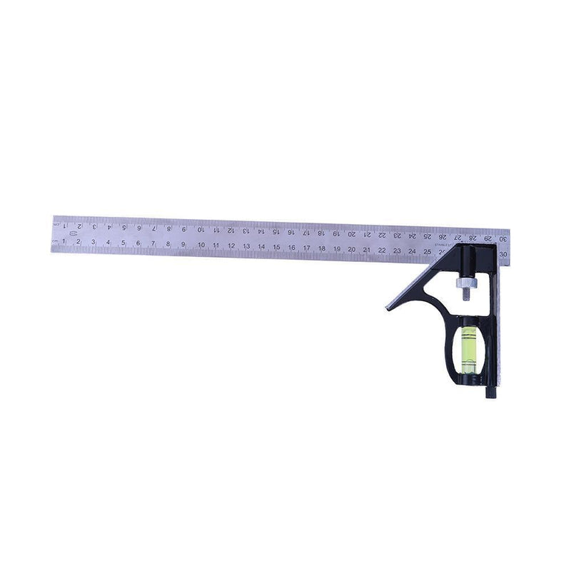 300mm(12'')Adjustable Engineer Combination Try Square Set Right Angle Ruler
