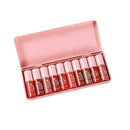 10pcs/set Pearlescent Lip Gloss Liquid Lip Glaze Moisturizing CA T2H5