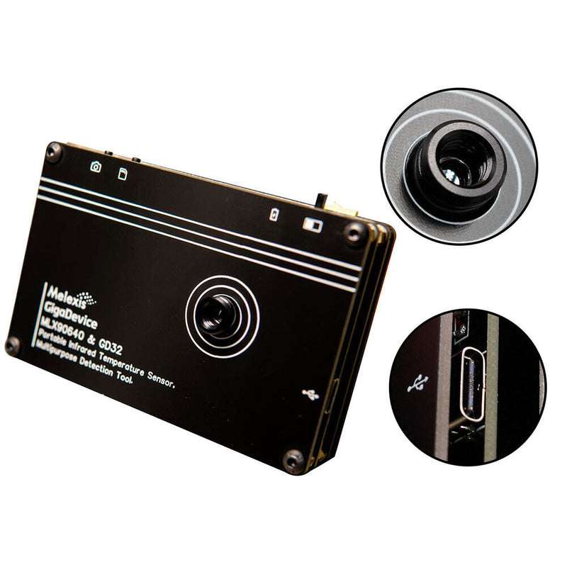MLX90640 DIY-Wärmebildkamera 3,4-Zoll-TFT-Bildschirm Temperaturerkennungskamera