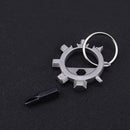 12 in 1 Opener Screwdriver Stainless Steel Bicycle Repair Tools (Grey) Newly