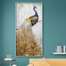 Rhinestone Mosaic Craft Picture DIY Noble Peafowl Diamond Painting Poster G