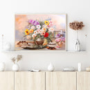 DIY Cross Stitch Full Embroidery Kit Printed Flower Plant Home Hanging Art Poison